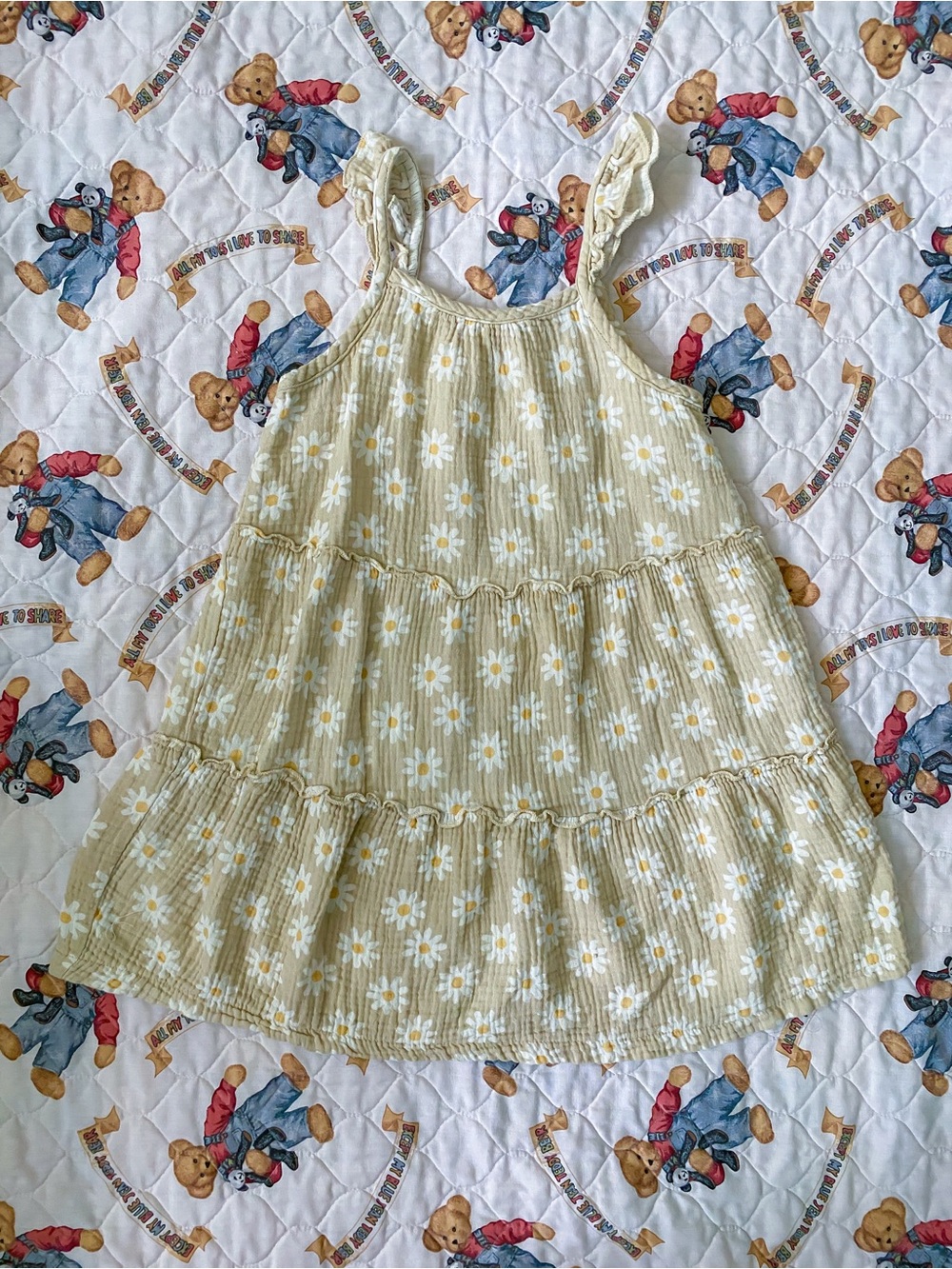 Rabbit Bear Daisy Tiered Sundress